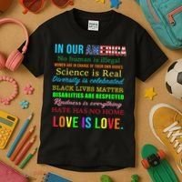 In Our America We Are Equal Kids T-Shirt thumb 3