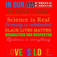 In Our America We Are Equal Santa Hat thumb 1