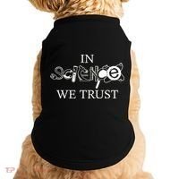 In Science We Trust Cool Science Logos Doggie Tank thumb 0