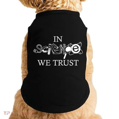 In Science We Trust Cool Science Logos Doggie Tank
