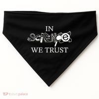 In Science We Trust Cool Science Logos USA-Made Doggie Bandana thumb 0