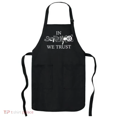 In Science We Trust Cool Science Logos Apron