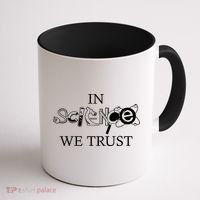 In Science We Trust Cool Science Logos Coffee Mug thumb 1