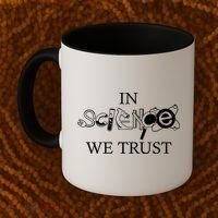 In Science We Trust Cool Science Logos Coffee Mug thumb 2