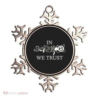 In Science We Trust Cool Science Logos Ornament