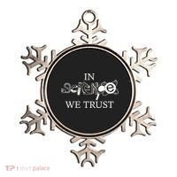 In Science We Trust Cool Science Logos Ornament thumb 0