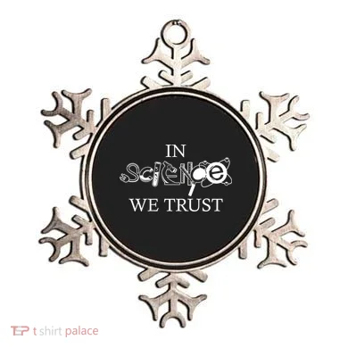 In Science We Trust Cool Science Logos Ornament