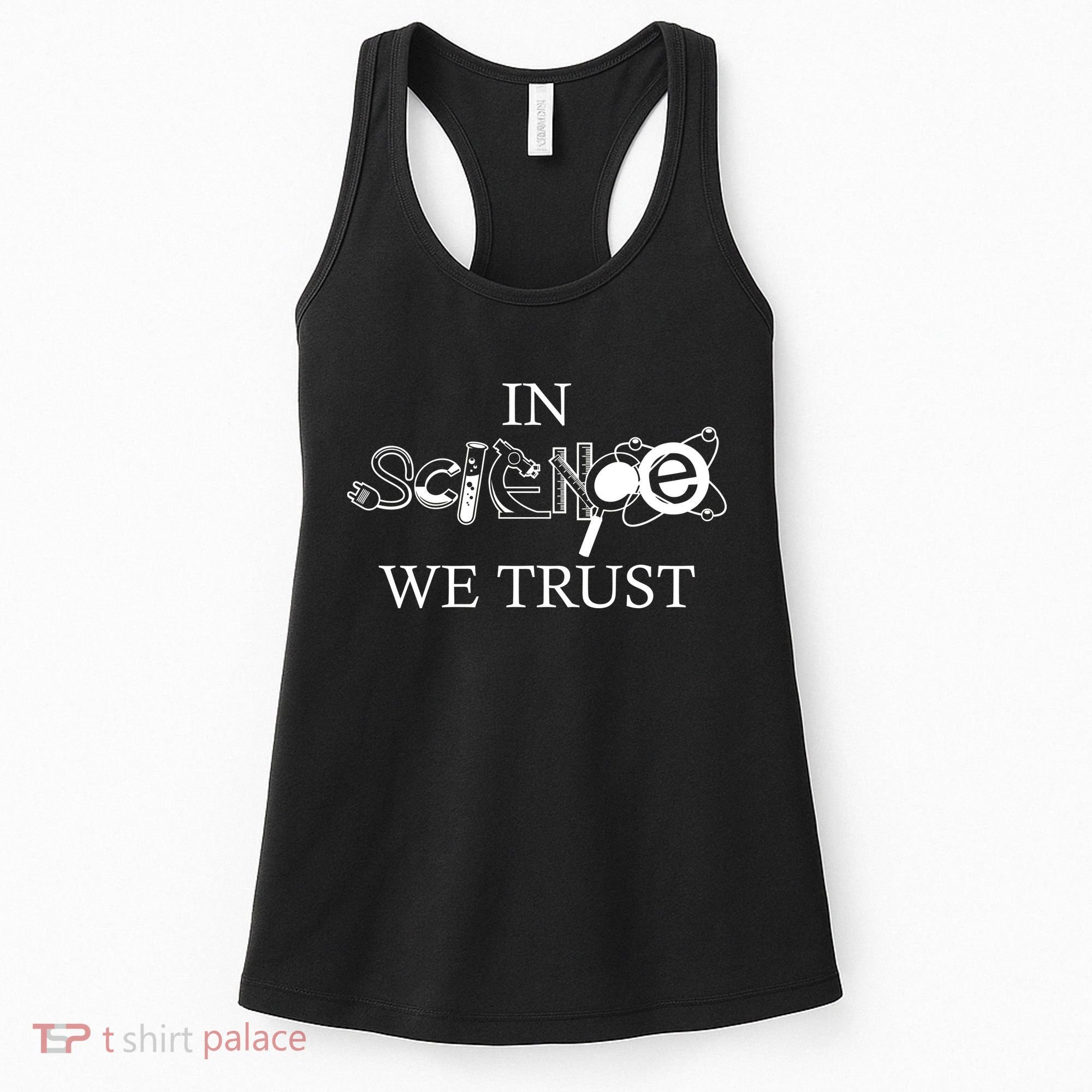 In Science We Trust Cool Science Logos Women's Tank Top