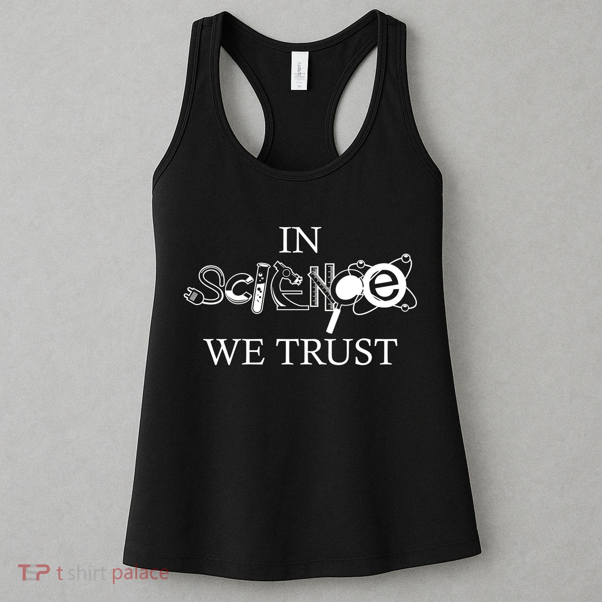 In Science We Trust Cool Science Logos Women's Tank Top