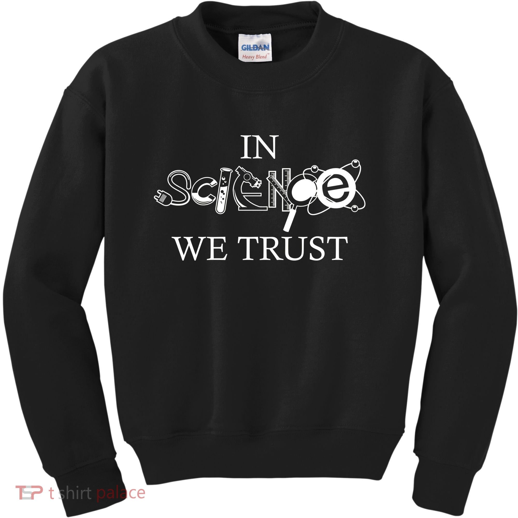 In Science We Trust Cool Science Logos Kids Sweatshirt