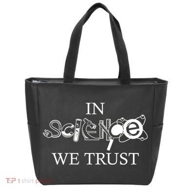 In Science We Trust Cool Science Logos Tote Bag