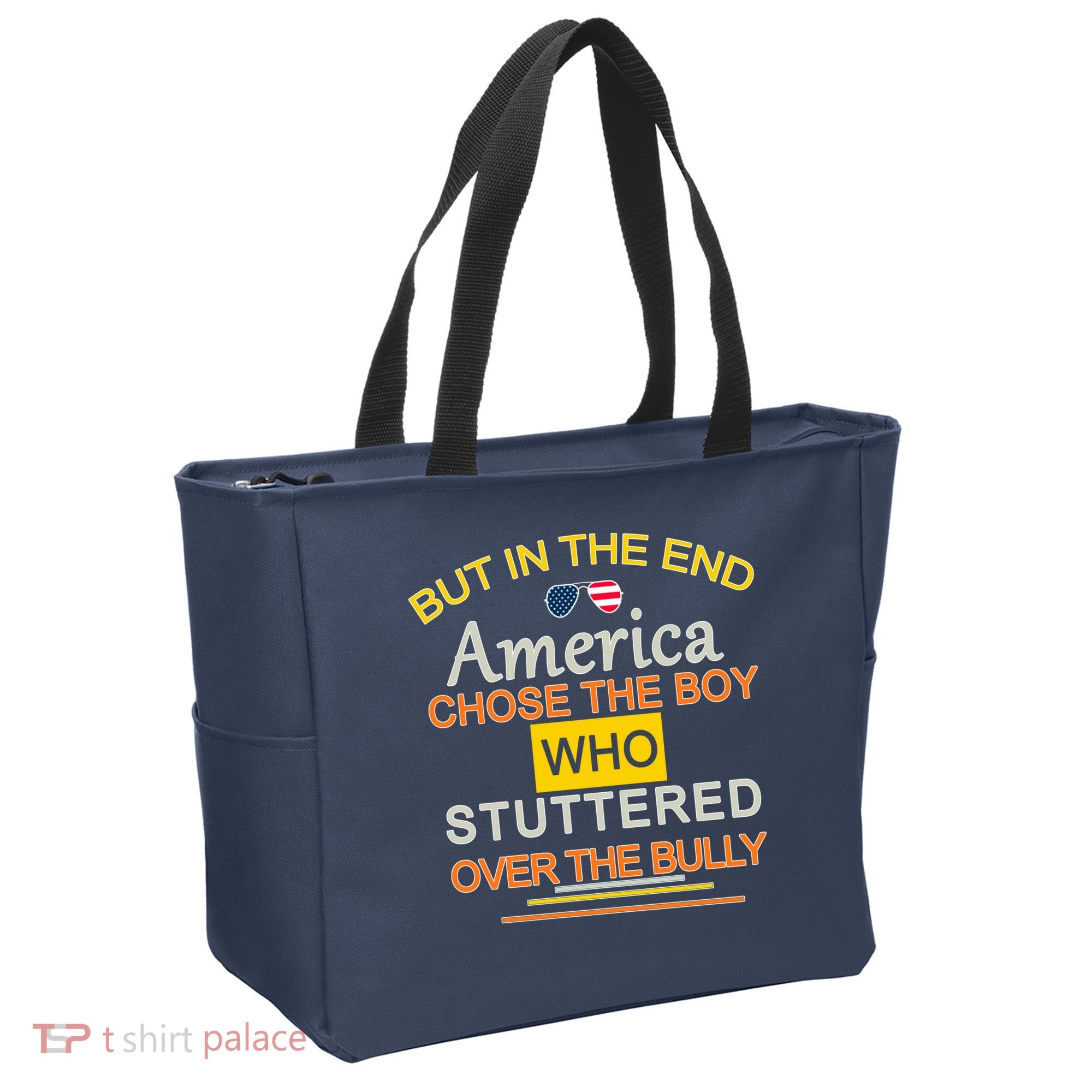 In The End America Chose The Boy Who Stuttered Over The Bully Tote Bag