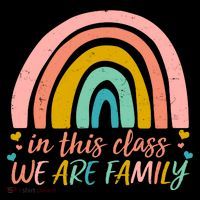 In This Class We Are Family Cute Painted Rainbow Coffee Mug thumb 5