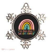 In This Class We Are Family Cute Painted Rainbow Ornament thumb 0