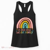 In This Class We Are Family Cute Painted Rainbow Women's Tank Top thumb 0
