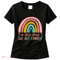 In This Class We Are Family Cute Painted Rainbow Women's T-Shirt thumb 0