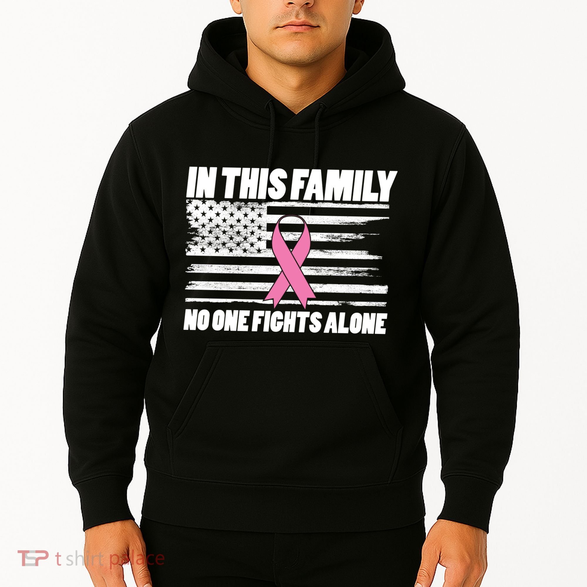In This Family No One Fights Alone Hoodie