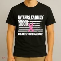 In This Family No One Fights Alone T-Shirt thumb 3