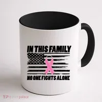 In This Family No One Fights Alone Coffee Mug thumb 1