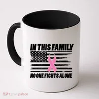 In This Family No One Fights Alone Coffee Mug thumb 0