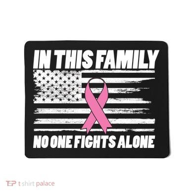In This Family No One Fights Alone Mousepad