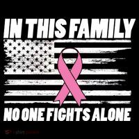 In This Family No One Fights Alone Ornament thumb 1