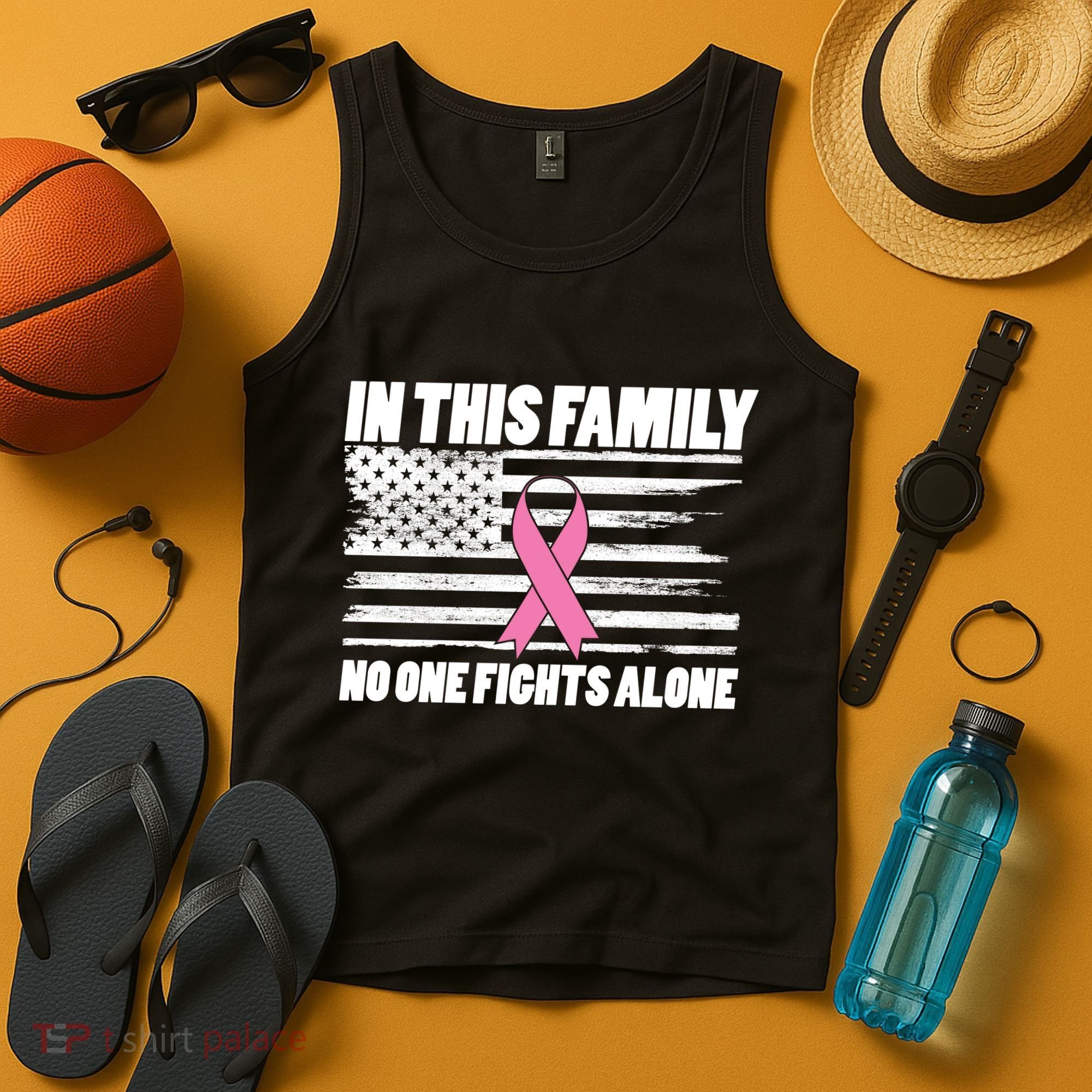 In This Family No One Fights Alone Tank Top