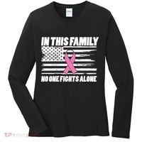 In This Family No One Fights Alone Women's Long Sleeve Shirt thumb 0