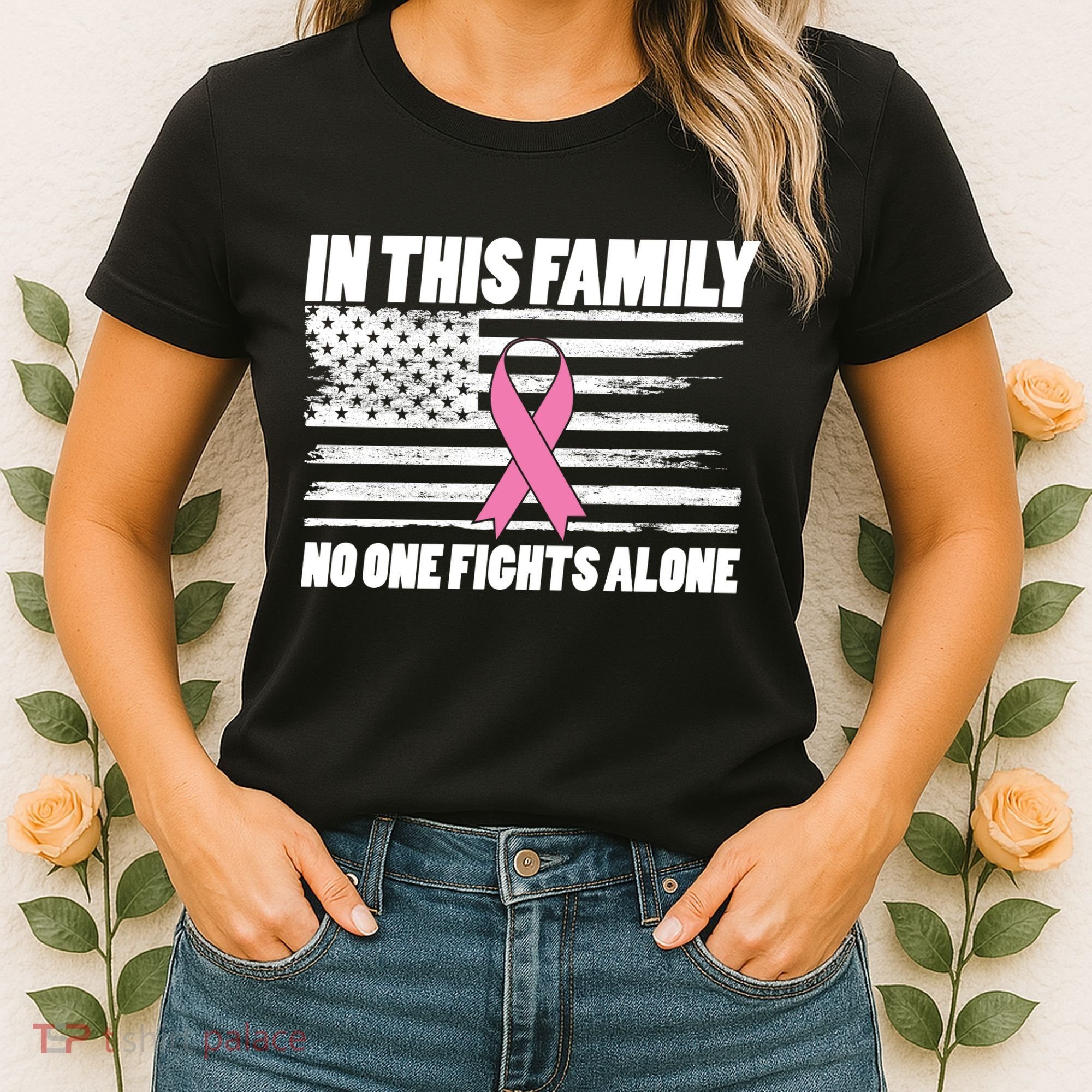 In This Family No One Fights Alone Women's T-Shirt
