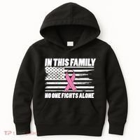 In This Family No One Fights Alone Kids Hoodie thumb 0