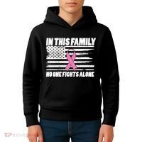 In This Family No One Fights Alone Kids Hoodie thumb 4