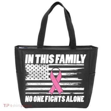 In This Family No One Fights Alone Tote Bag