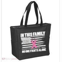 In This Family No One Fights Alone Tote Bag thumb 2