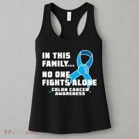 In This Family No One Fights Alone Colon Cancer Women's Tank Top thumb 3