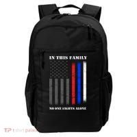 In This Family No One Fights Alone Hero Flag Backpack thumb 0