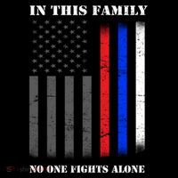 In This Family No One Fights Alone Hero Flag Coffee Mug thumb 5