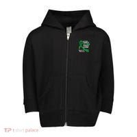 In This Family No One Fights Alone Lymphoma Awareness Toddler Zip Fleece Hoodie thumb 0