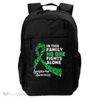 In This Family No One Fights Alone Lymphoma Awareness Backpack thumb 0