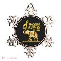 In World Where You Can Be Childhood Cancer Awareness Ornament thumb 0