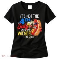 It's Not 4th Of July Until My Weiner Comes Out Funny Party Women's T-Shirt thumb 0
