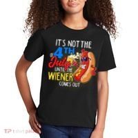 It's Not 4th Of July Until My Weiner Comes Out Funny Party Kids T-Shirt thumb 2