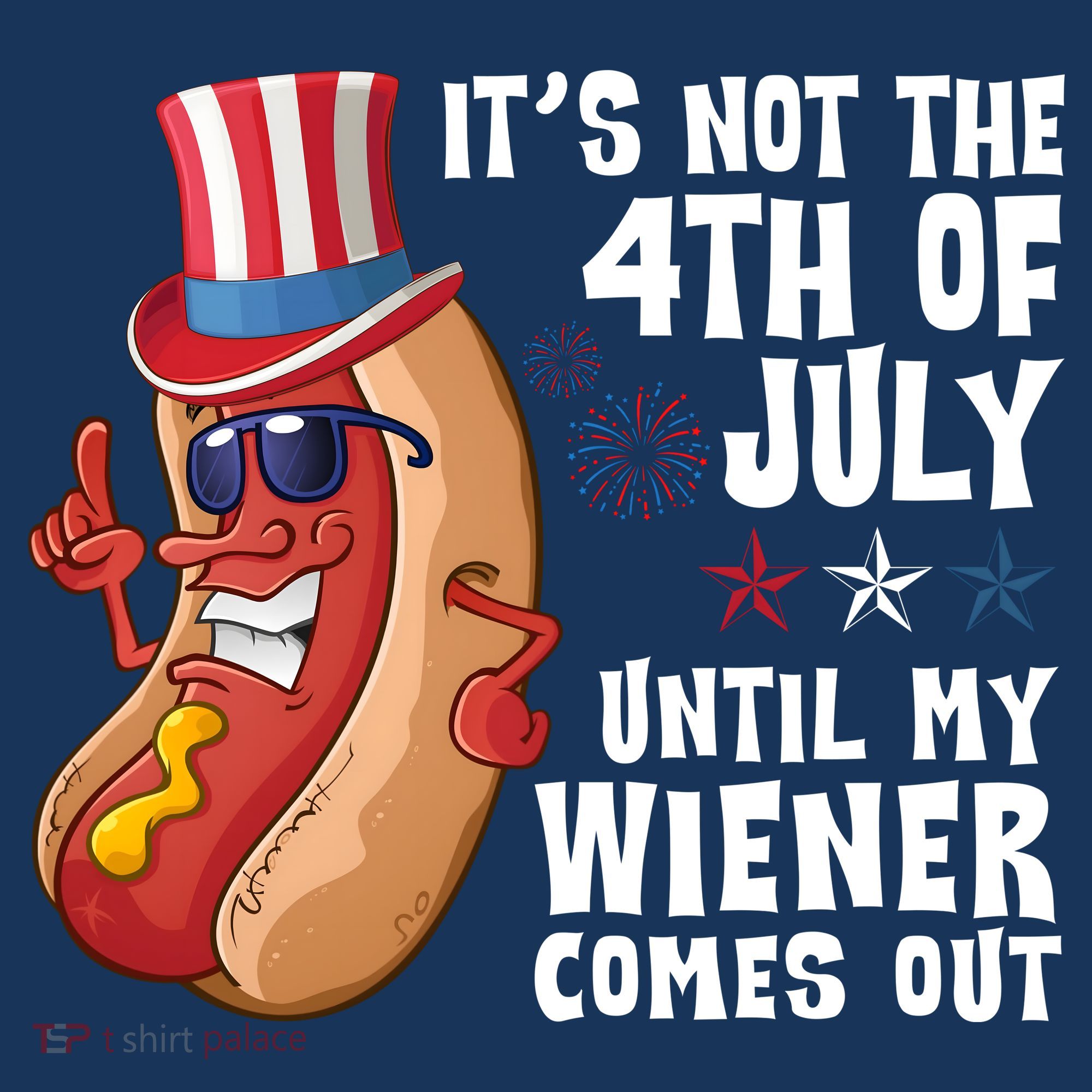 Its Not 4th Of July Funny Hotdog Summer Holiday T-Shirt
