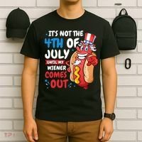 Its not 4th of july until my wiener comes out T-Shirt thumb 6