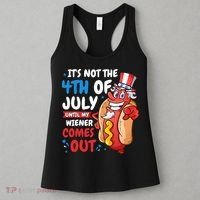 Its not 4th of july until my wiener comes out Women's Tank Top thumb 3