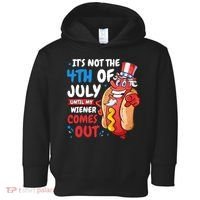 Its not 4th of july until my wiener comes out Toddler Hoodie thumb 0