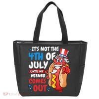 Its not 4th of july until my wiener comes out Tote Bag thumb 0