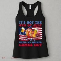 It's Not 4th Of July Until My Weiner Comes Out Funny Party Women's Tank Top thumb 3