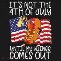 ItS Not 4th Of July Until My Weiner Comes Out Women's Hoodie thumb 2