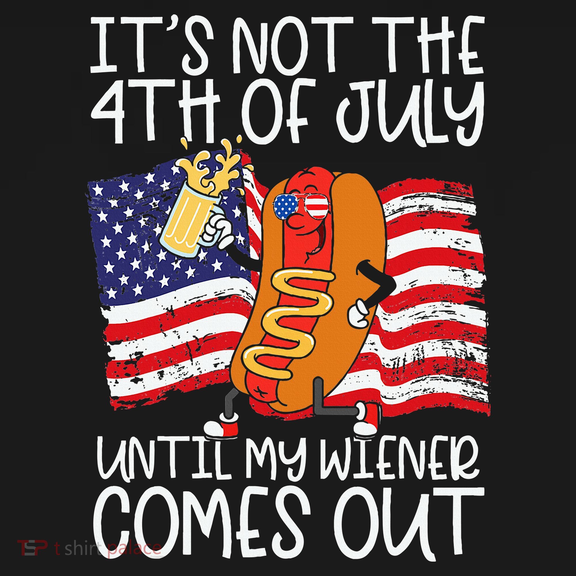 ItS Not 4th Of July Until My Weiner Comes Out Women's Tank Top