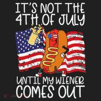 ItS Not 4th Of July Until My Weiner Comes Out Golf Towel thumb 3